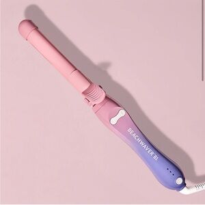 The Beachwaver Co. Pink and Purple Hair Care Curling Wand 1” barrel